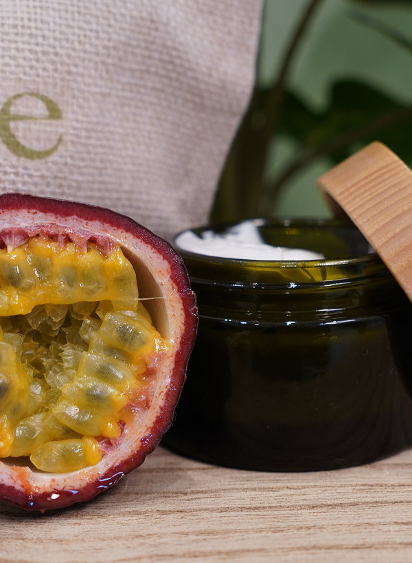 Crème avec fruit de la passion